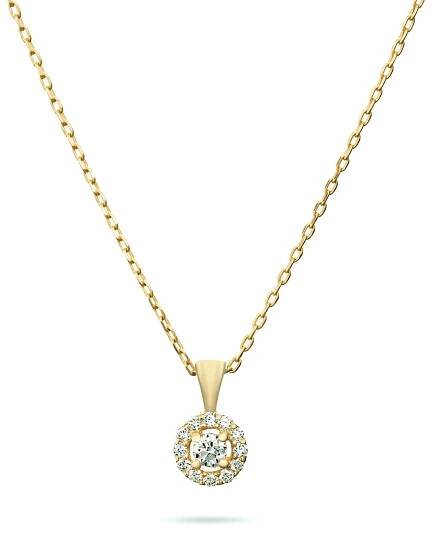 Přívěsek LOEE Palette Diamonds ze žlutého zlata s diamanty