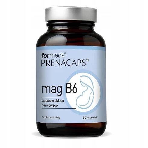 ForMeds PRENACAPS MAG B6 Hořčík Vitamín B6 PRO ŽENY PLÁNUJÍCÍ TĚHOTENSTVÍ 60kapslí Určení pro ženy