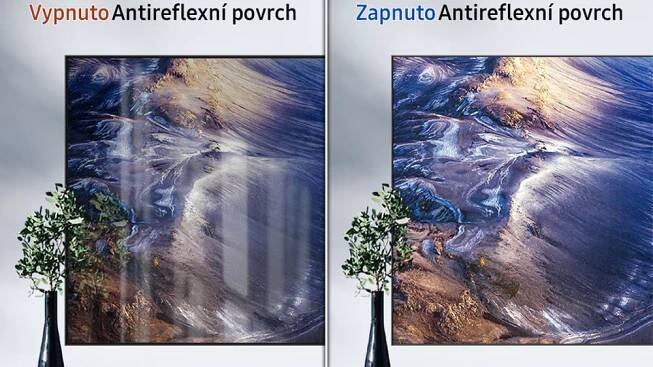 Antireflexní povrch u TV Neo QLED 4K SAMSUNG QE75QN95DATXXH_03