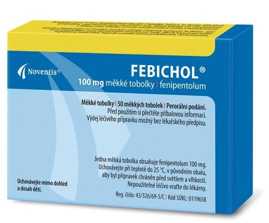 Febichol 50 měkkých tobolek