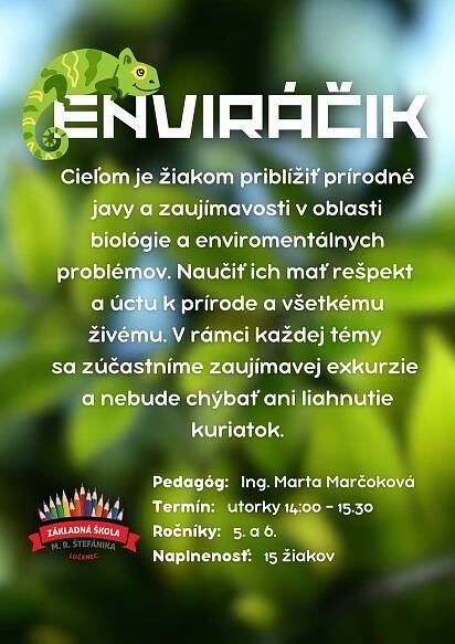 NOVINKY | Základná škola M. R. Štefánika Haličská cesta 1191/8, 984 03 Lučenec
