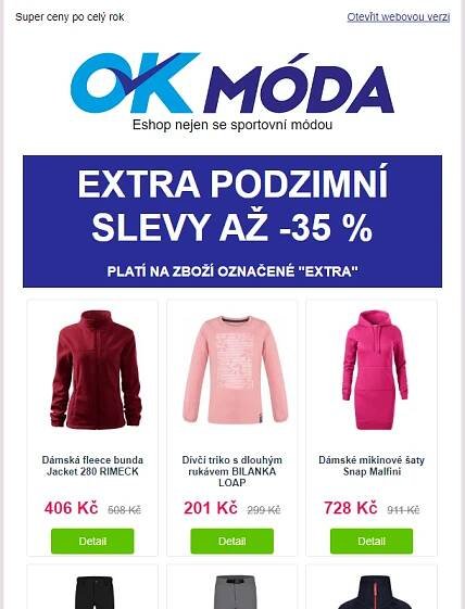 Podzimní sezóna slev zahájená | Slevy až -35 %