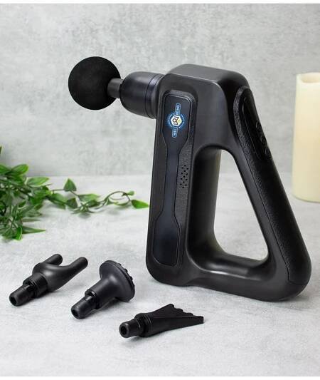 Wellbeing Black Cordless Massage Gun