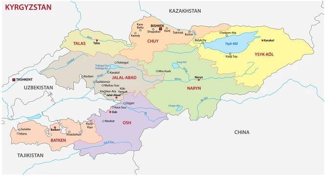 Kyrgyzstan Maps & Facts - World Atlas