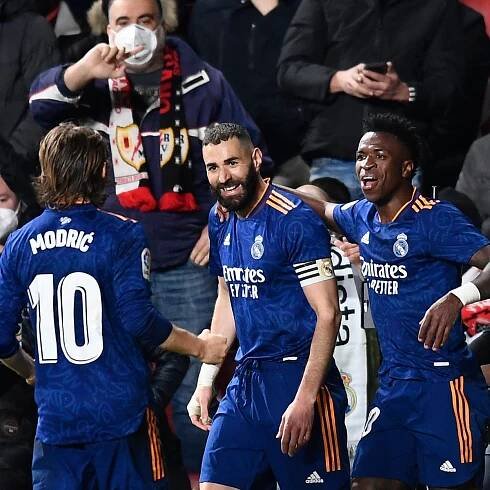 Real Madrid nine points clear after Karim Benzema strike sees off Rayo Vallecano