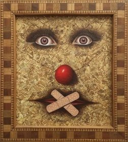 Umlčený klaun - Ivan Baborák - Galerie-Ikaros Slaný