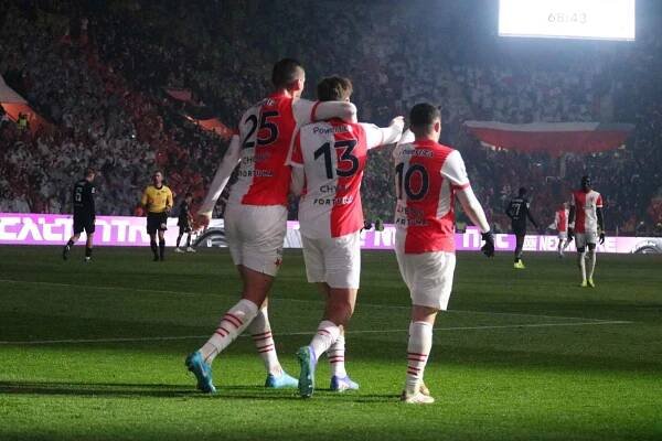 Chance liga, 15. kolo: Slavia - Karviná.