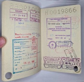 Cestovní pas - Rakousko 1977, neplatný - Starožitnosti a umění