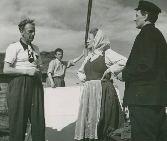 Märta Ekström, Frank Sundström - Katrina - Z natáčení
