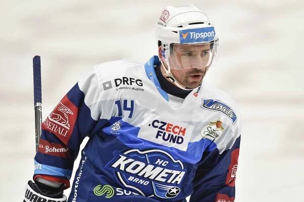 Utkání 36. kola hokejové extraligy: HC Vítkovice Ridera - HC Kometa Brno, 18. ledna 2019 v Ostravě. Na snímku (zleva) Tomáš Plekanec.