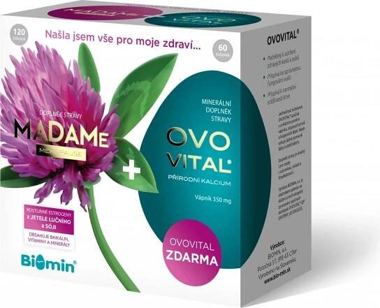 Biomin MADAMe Menopause 120 tablet +OVOVITAL 60 tablet