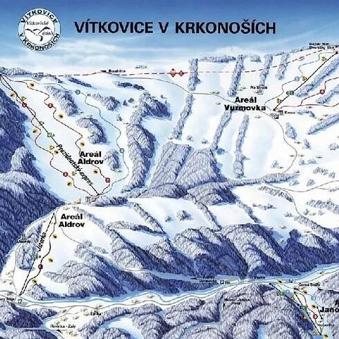 Jednodenní skipas - Vítkovice - Aldrov - slevy e-skipasy - SKIPASOMAT - lyžování se slevou