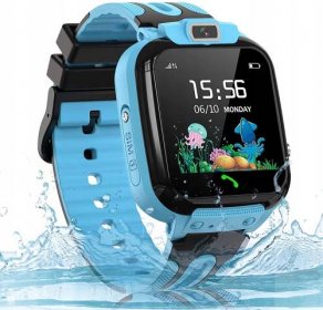 Chytré hodinky pro děti   SIM bhdlovely Modrá