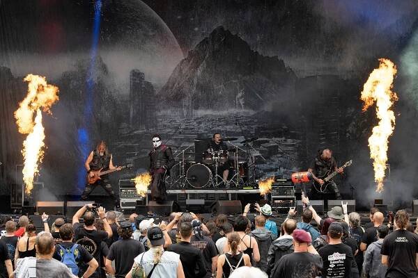 Rock Castle 2024 v Moravském Krumlově. Kreator oslaví čtyřicátiny