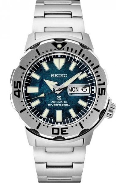 Close-up of the Seiko Prospex SRPH75.