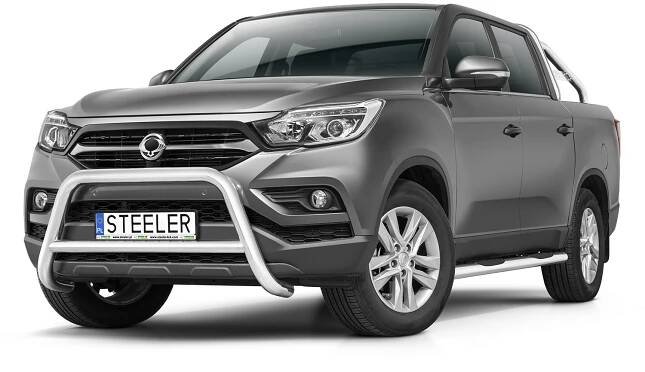 Ochranný rám "A" s příčkou - SsangYong Musso (2018 - 2021)