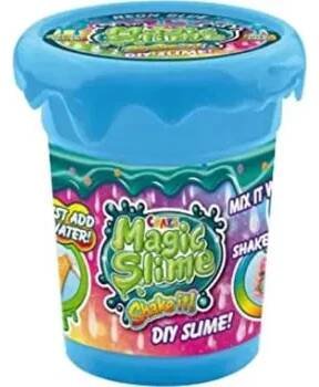 Modelovací hmota CRAZE Magic slime Shake it - vyrob si vlastní magický sliz 150ml Barva: MODRÁ