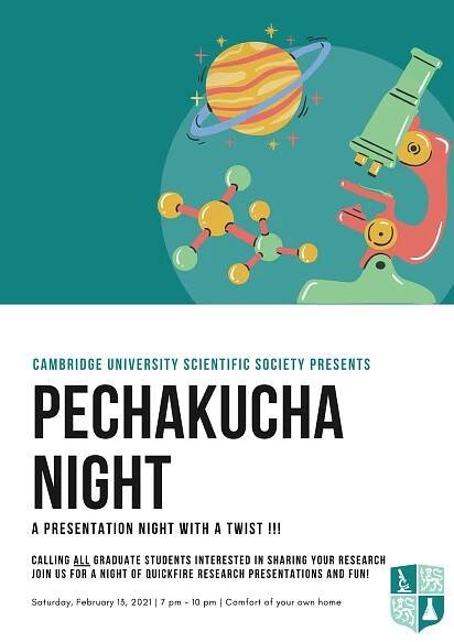 PechaKucha – SciSoc Edition!