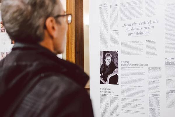 Vernisáž výstavy Michal Sedláček, architekt – nástup do třetí třetiny 14/11/2019 | KAM Brno 