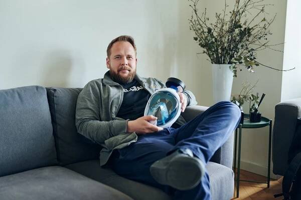 Fotka: David Miklas, spoluzakladatel projektů KeelCraft a CovMask