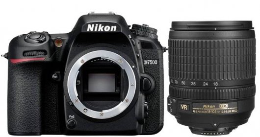 Digitální fotoaparát Nikon D7500 Black + 18-105 VR