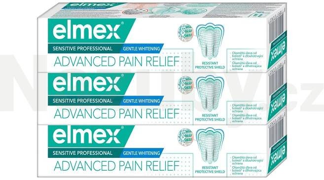 Elmex Sensitive Professional Gentle Whitening zubní pasta 3x75 ml
