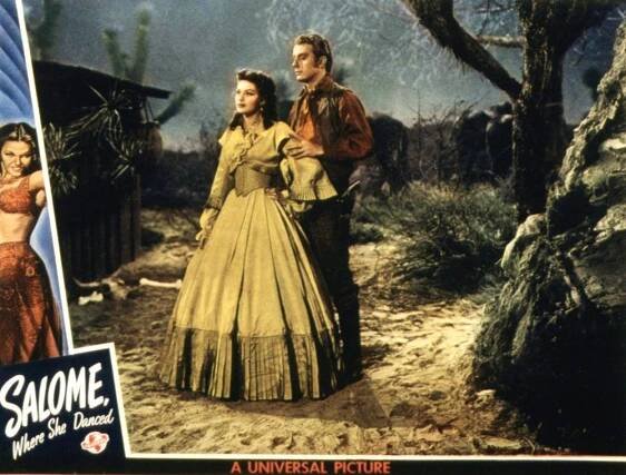 SALOME, WHERE SHE DANCED, Yvonne De Carlo, Rod Cameron, 1945