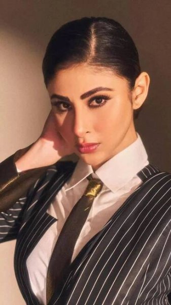 Mouni Roy's fierce fusion of traditional drapes and suit aesthetics