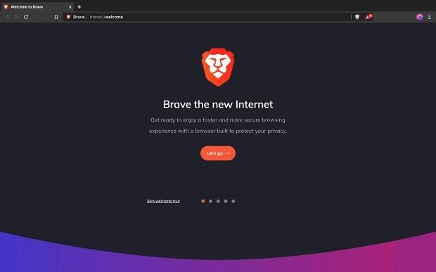 Soubor:Brave Browser Welcome Page.png – Wikipedie
