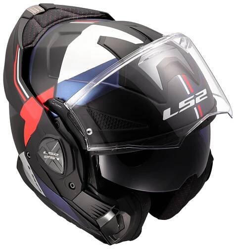 Překlápěcí helma na motorku LS2 FF901 Advant X Ultra modro-červená