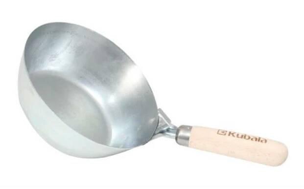 Naběračka kovová "fanka" 170 mm (1510)