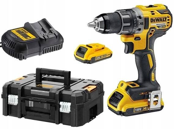 Aku Vrtačka DeWalt DCD791D2 + 2xAku 2,0Ah + Kufr TSTAK
