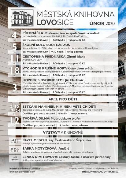 Program ÚNOR 2020 | Knihovna Lovosice