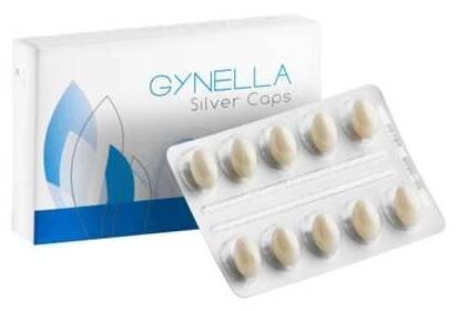 Gynella Silver Caps, vaginální tobolky s antimikrobiálním stříbrem, 498 Kč (10 kusů), gynella.com