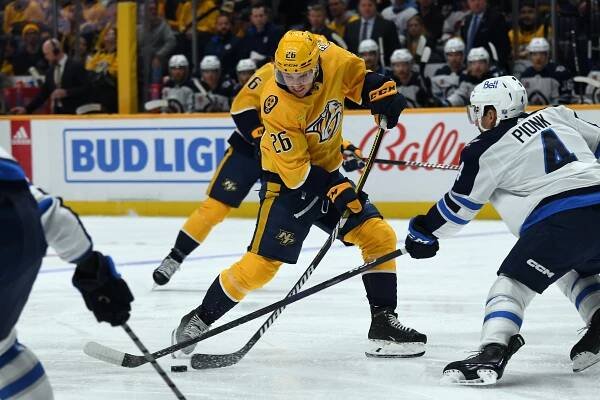 NHL: Winnipeg Jets at Nashville Predators