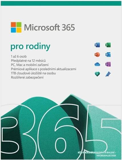 Microsoft 365 pro rodiny