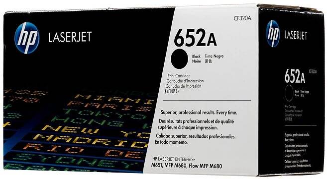 CF320A | HP 652A | Original HP LaserJet Toner Cartridge - Black - Genuine Ink
