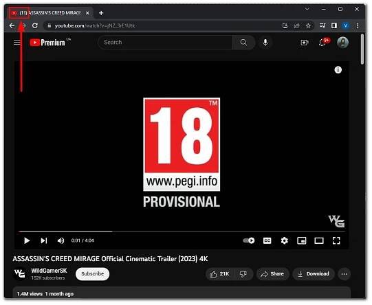 Why does the YouTube tab have a number? And how to get rid of it | Tab-TV