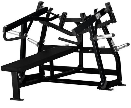 Hammer Strength - Posilovací stroj na kotouče - Izolaterální horizontální tlaky na lavici (IL-HBP) - LifeFitness