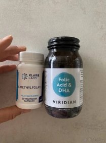 Tablety Kyselina listová a Folic Acid & DHA Viridian - Brno venkov | Bazoš.cz