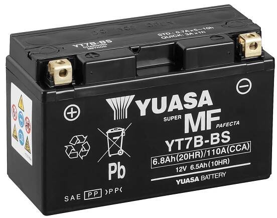 Yuasa YT7B-BS 12V 6,5Ah