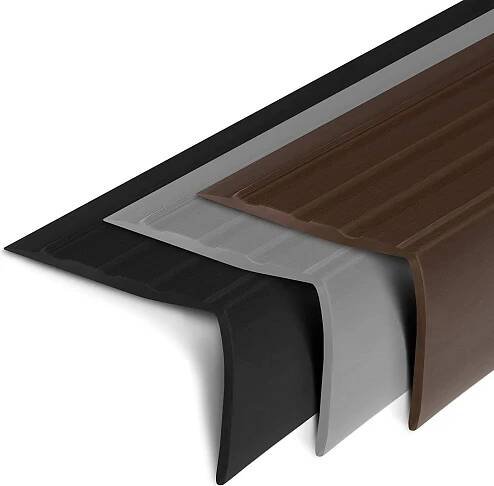 Toronto PVC schodišťový profil ve tvaru L 40x25 mm šedý Délka: 100 cm