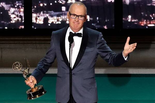 Michael Keaton remembers 'doubters' and his 'true' supporters in Emmys victory speech