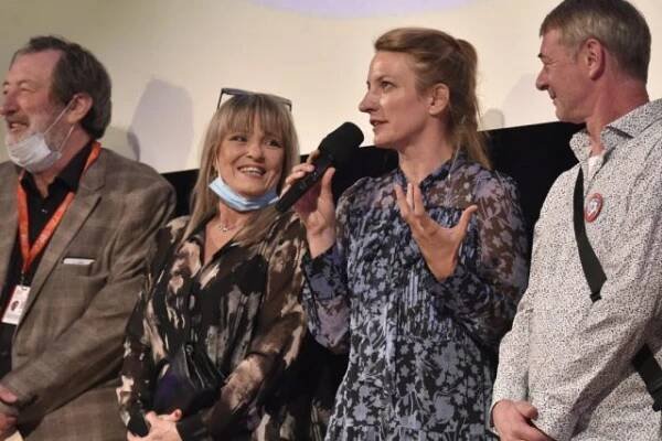 Pohádka Největší dar - Zlín Film Fest 2020 - Bolek Polívka,  Chantal Poullain,  Anna Polívková | foto: Dalibor Glück,  ČTK
