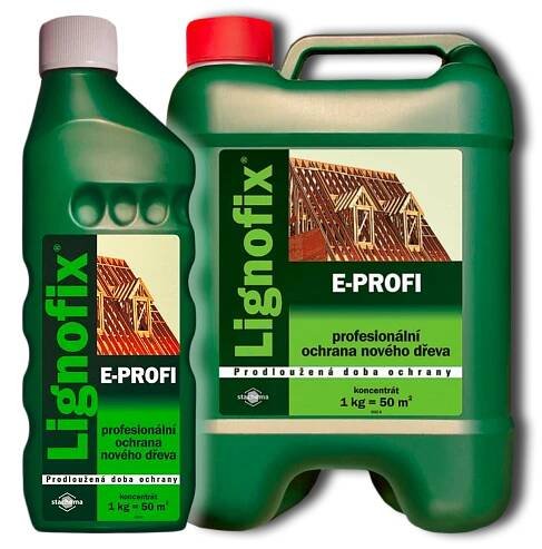 Lignofix E-profi hnědý - 1 kg