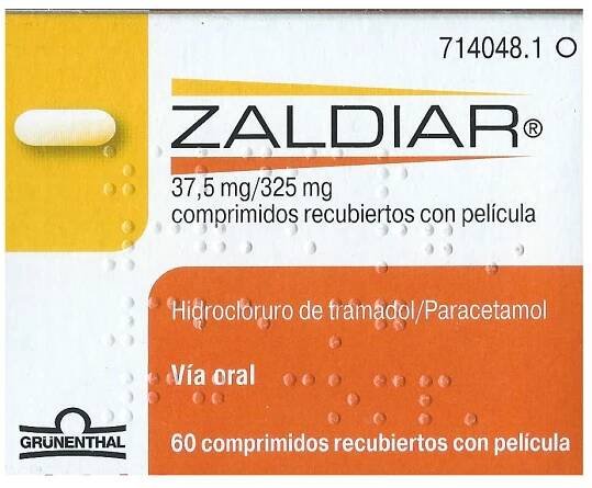Zaldiar 37,5 mg/325 mg příbalový leták