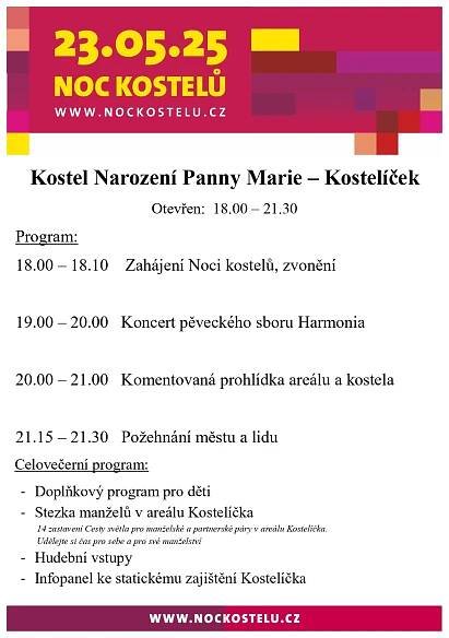 Noc kostelů 2025 ~ Kultura Hranice
