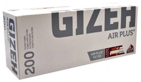 Gizeh Silver Tip Air Plus 200ks cigaretové dutinky - Etabak.com