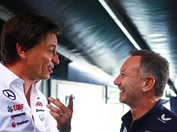 Toto Wolff launches foul-mouthed reply to Christian Horner over George Russell remarks