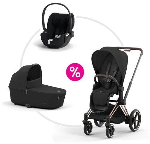 Cybex ePriam 4.0 set podvozek + sportovní sezení + korba + autosedačka 2025
